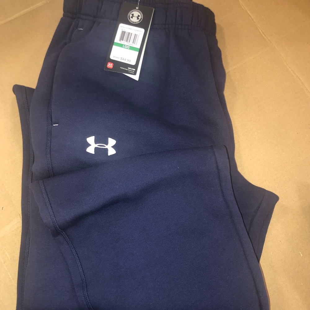 Under Armour Navy Fleece Sweatpants